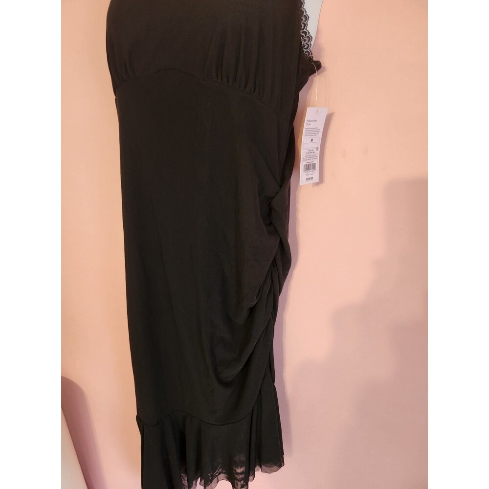 NWT Wild Fable Womens Sleeveless Black Mesh Dress Size S